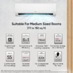 LG 1.5 Ton 3 Star DUAL Inverter Split AC (Copper, AI Convertible 6-in-1, VIRAAT Mode, Diet Mode+, Faster Cooling & Energy Saving, HD Filter with Anti-Virus Protection, US-Q18JNXE, White) [AA1096/10] - Image 4