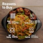 Panasonic 23L Convection Microwave Oven(NN-CT353BFDG,Black Mirror, 360° Heat Wrap, Magic Grill) (AA1104/156) - Image 4