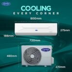 Carrier 1 Ton 3 Star Flexicool Inverter Split AC (Copper, Convertible 6-in-1 with Smart Energy Display, Insta Cool, Auto Clean, PM 2.5 Filter, 2026 Model, ESTER EDGE Gxi-CAI12EE3R36F0, White) [AA1096/12] - Image 3