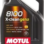 Motul 8100 X-clean gen2 | 5W-40 Fully Synthetic | MB-Approval 229.52/226.5 | Gasoline and Diesel Engine Oil (4 L)