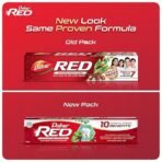 Dabur Red Paste - India's No.1 Ayurvedic Paste, Provides Protection Plaque Removal, Toothache, Yellow Teeth, Bad Breath- 800g (200gm*4) - Image 2