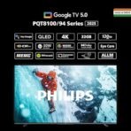 Philips 109 cm (43 inches) 8100 Series 4K Ultra HD Smart QLED Google TV 43PQT8100/94 (AA1104/103) - Image 6