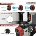 BUILDSKILL Easy Refill Paint Sprayer | 1500ML Large Tank | 600W Copper Motor with 32000RPM Speed | Heat Sink | 3 Patterns | Copper Alloy Nozzle | Auto Paint Spray Machine for Home & Professional Use9(AA1104/122) - Image 2