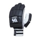 WHITEDOT Sports Dot 2.1 Cricket Batting Gloves||Suitable for Youth|Medium Right Hand||Black, Leather [AA1096/139]