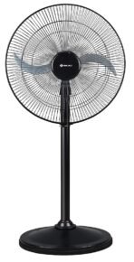 Bajaj Tez MK II Farrata 450 MM Pedestal Fan for Home | High Air Thrust | High Speed | Overload Thermal Protector | Full Copper Motor | 2 Yrs Warranty 【Black】