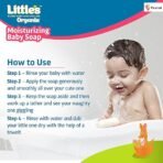 Little's Organix Baby Soap | 75g x Pack of 5 | Gentle Moisturizing Bar | Hypoallergenic & Dermatologically Tested for Baby's Sensitive Skin | No Nasties | Protects from 99.9% Germs | Kids Soap (AA1104/40) - Image 4