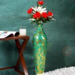 Metal Flower Vase for Home Decor Office Living Room Corner Decoration- 24 inches (DS2)[AA1100/120]
