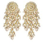 Karatcart Womens Gold Plated Kundan Tassel Earrings[AA1098/112]