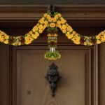 Daedal crafters Rose Door Set Toran for Main Door Entrance, Reusable Thoran for Pooja Mandir & Living Room Décor, Bandarwal for Festival Decoration, Flower Hanging for Home & Office Décor (42x18 inch)[AA1100/123]