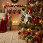 Premium 3D Clear Crystal Acrylic Iridescent Pigeon Dove Hummingbird Hanging Suncatcher (Hummingbird, Pack of 4 Pieces)(AA1103/82) - Image 5