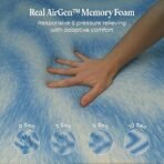 SleepyCat Original Ortho Mattress with AirGen™ Memory Foam | Medium Firm Feel for Balanced Comfort | 8 Inch Bed Mattress | Anti-Bacterial Fabric Cover |10 Years Warranty|(Queen Size,78x60x8 inches) - Image 4