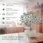 Emerald Crystal Tree – 500 Beads | Healing Gemstone Tree for Prosperity | Feng Shui Home Decor Showpiece | Unique Gift for Women - Image 3
