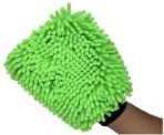 SOBBY Microfibre Wash and Dust Chenille Mitt Cleaning Gloves (1 PC Single Sided, Extra Large, Big Chenille Mitt Glove) Multicolor