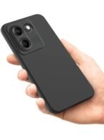 Front & Back Case For POCO M7 Pro 5G (Black, Camera Bump Protector , Silicon (AA1098/29]