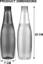 Premium Water Bottles For Fridge Home Office Gym School 1000 ml Plastic Bottle  (AA1104/268) - Image 5