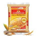Aashirvaad Atta with Multigrains,  pack | High Fibre & High Protein Multigrain Atta | 6 Natural Grains (AA1104/16)