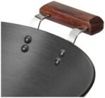 Amazon Brand - Solimo Hard Anodized Aluminium Kadhai with Induction Base, Black, 30cm(AA1103/91) - Image 2