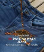 TURMS Men's Anti Stain Jeans 30 Days No Wash Anti Odor Casual Mid Rise Denim Pants | Traveler Comfort Stretchable Breathable Cotton Rich - Image 4