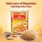 Aashirvaad Atta with Multigrains, 10kg pack | High Fibre & High Protein Multigrain Atta | 6 Natural Grains [AA1102/165] - Image 3