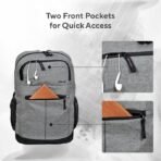 ASUS AP1601 Laptop Bag, 18L Storage capcity Backpack, Suitable for 16-inch Laptop (Grey) - Image 3
