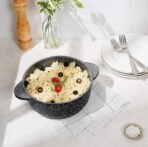 Amazon Brand - Solimo Die Cast Aluminium Non-Stick 5 Layer Coated Casserole | 20cm, 2200 ml | Induction Friendly | Rice Pot, Stew Pot, for Cooking | Black(AA1103/93) - Image 5