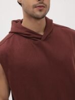 Roadster The Life Co. Hooded Sleeveless Sweatshirt - Image 2