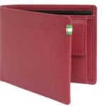 United Colors of Benetton Dobrany Wine Casual Leather Bi-Fold Wallet for men