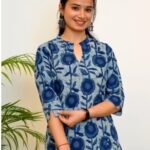 Neha Trendy _ A_Line Straight Printed Kurta For Women(Size - S)