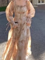 Lettuce trim A-Line Dress [AA1097 / 2] - Image 3