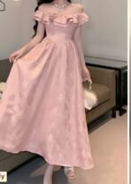 Ruffle A-Line Dress [AA1097 / 3] - Image 2