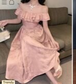 Ruffle A-Line Dress [AA1097 / 3] - Image 3