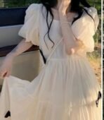 Bow A-Line Dress [AA1097 / 4] - Image 3