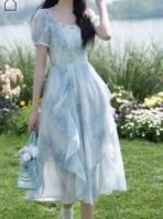 Ruffle A-Line Dress [AA1097 / 5]