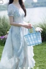 Ruffle A-Line Dress [AA1097 / 5] - Image 3