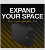 Seagate Expansion 6 TB External Hard Disk Drive (HDD) 120 Mb/s USB 3.0, for Windows and Mac with 3 years Data Recovery Services (Black) [AA1096/105] - Image 3