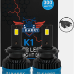 Super Bright White 300 Watt H7 Fitting LED Headlight Bulb Headlight Car, Motorbike, Truck, Van LED (12 V, 300 W) (Universal For Car, Universal For Bike, Pack of 2) [AA1096/120]