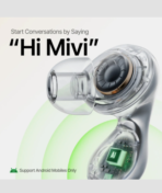 AI-Buds (Breakthrough Launch), World's 1st Human-like AI, Android Only Bluetooth Headset (Silver. In the Ear) [AA1096/121] - Image 4