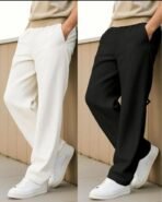 Pack of 2 Men Solid Grey Track Pants - Image 2