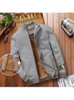 Men Colorblock Casual Jacket - Image 2