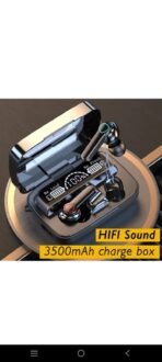 UBEESIZE UBEESIZE M19 TWS Wireless Earbuds Touch Waterproof IP7X LED Digital Display Bluetooth Headset ( BLACK, True Wireless)[AA1100/46]