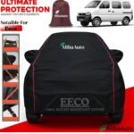 Maruti Suzuki Eeco Body Cover (Black, Red, For 2019,2020,2021,2022,2023,2024 Models)[AA1100/62]