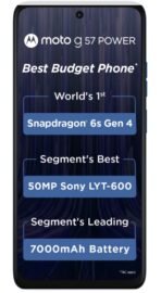 g57 power 5G (Pantone Regatta, 128 GB) (8 GB RAM)[AA1100/69] - Image 2