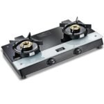 Svachh Duo GTSD 02  with Liftable & Superior Toughened Glass Manual Gas Stove(2 Burners)[AA1100/84]