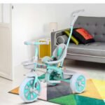 Kids tricycle with Rubber Wheels/Baby Tricycle, Cycle for Kids, kids cycle for age 1,2,3,4,5 Years Tricycle(Green)[AA1100/86]
