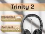TRIGGR Trinity 2 with Dual Pairing, ENC, Fast Charge, 50H Battery, Rubber Finish, v5.3 Bluetooth Headset (Bordeaux Maroon, On the Ear)[AA1097/97] - Image 4