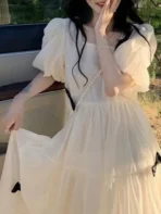 Bow A-Line Dress [AA1097 / 11] - Image 2