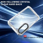Back Cover for OnePlus Nord CE 4 Lite 5G ( Transparent,Dual Protection,Pack of : 1)(AA1103/9) - Image 3