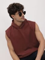 Roadster The Life Co. Hooded Sleeveless Sweatshirt