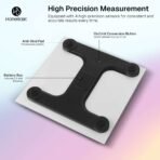 HOMEBASIC Digital Body Weight Machine with LCD Display & 180kg Capacity, Auto On/Off Weighing Scale (Sky Blue)[AA1097/68] - Image 2