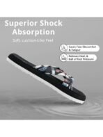 CIBEK Women Printed Doctor Extra Soft Orthopedic Slippers Thong Flip-Flops - Image 2